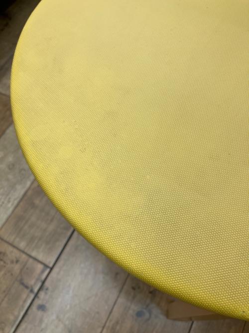 CALLIGARIS (カリガリス) 伸縮ダイニング3点セット ナチュラル×イエロー