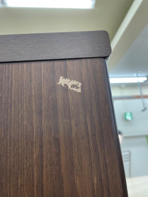 ニトリ 2枚扉レンジボード 268 ダークブラウン ビゼン