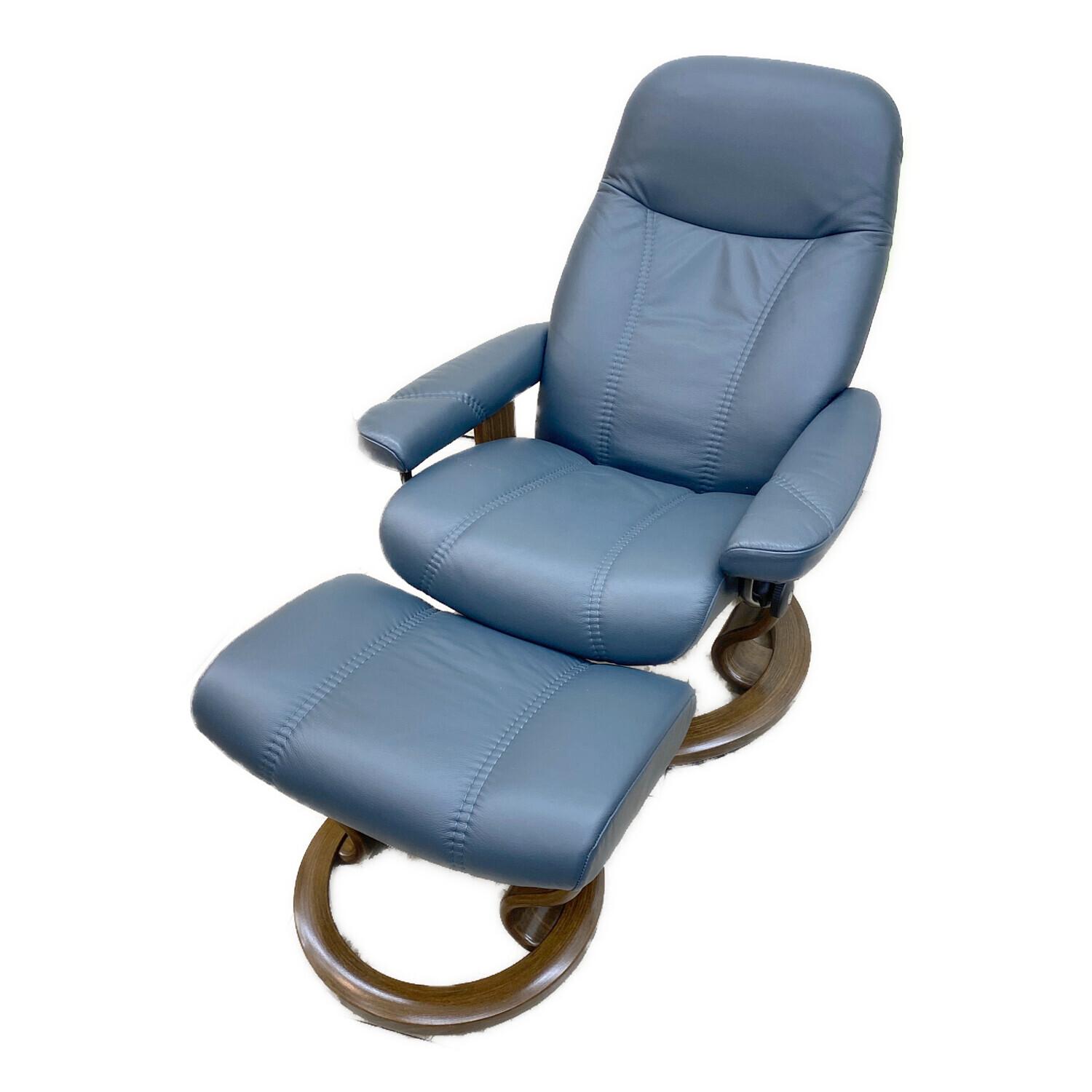 Ekornes (エコーネス) ストレスレスチェア 98 ブルー×ブラウン