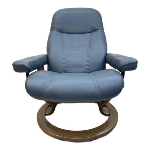 Ekornes (エコーネス) ストレスレスチェア 98 ブルー×ブラウン