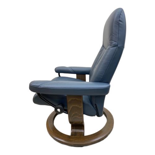 Ekornes (エコーネス) ストレスレスチェア 98 ブルー×ブラウン