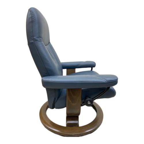 Ekornes (エコーネス) ストレスレスチェア 98 ブルー×ブラウン