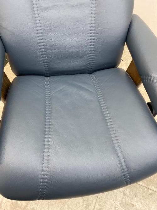 Ekornes (エコーネス) ストレスレスチェア 98 ブルー×ブラウン