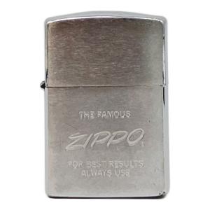 ZIPPO (ジッポ) オイルライター 1992年製 THE FAMOUS ZIPPO FOR BEST RESULTS ALWAYS USE
