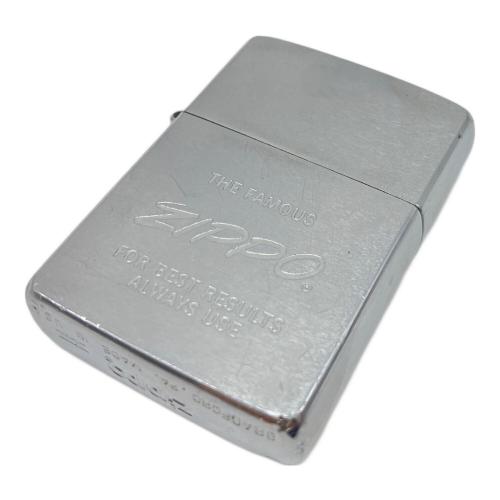 ZIPPO (ジッポ) オイルライター 1992年製 THE FAMOUS ZIPPO FOR BEST RESULTS ALWAYS USE