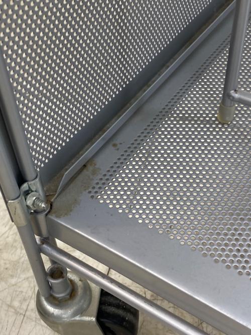 無印良品 (ムジルシリョウヒン) ステンレスユニットシェルフ 棚板:パンチング 270 シルバー
