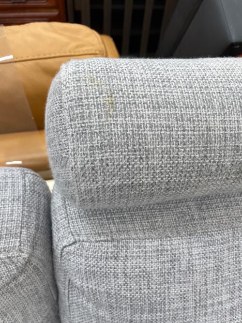モダンデコ 3人掛けソファー 280 グレー×ホワイト COLON