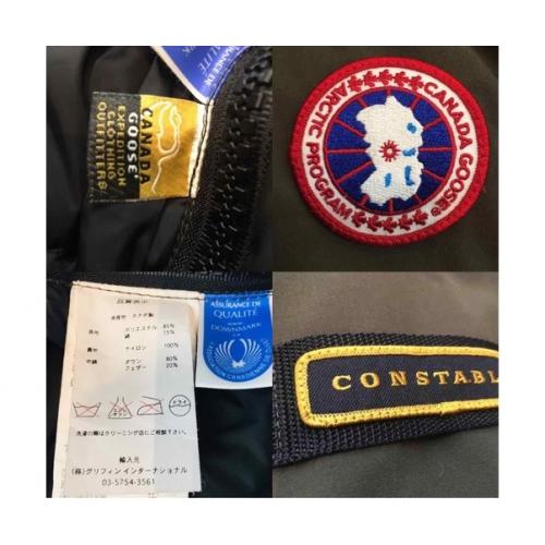 CANADA GOOSE 4071JM コンスタブルパーカー カーキ 冬物 カーキ ダウン80％ フェザー20％