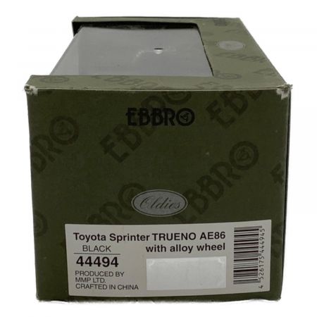 EBBRO (エブロ) 1/43スケールミニカー Toyota Sprinter TRUENO AE86 with alloy wheel