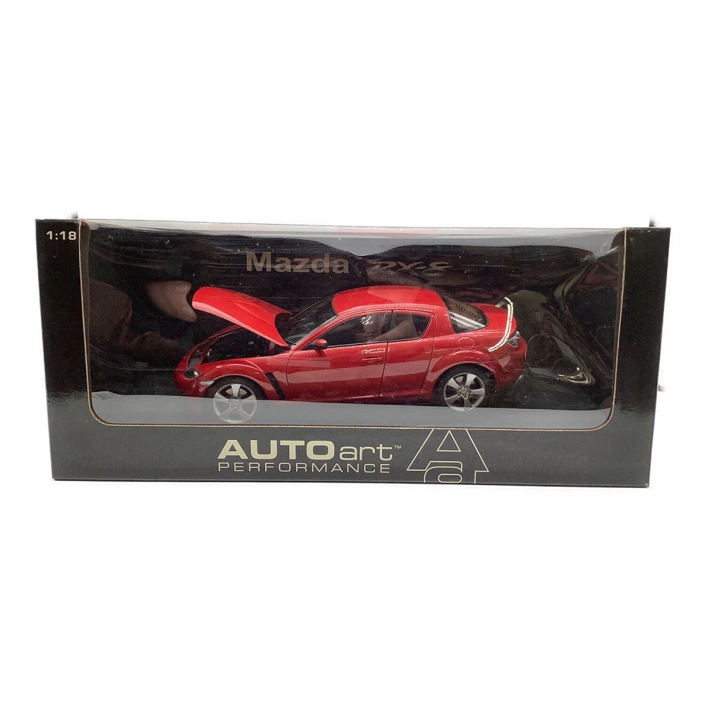 AUTOart (オートアート) 1/18スケールミニカー レッド MAZDA RX-8