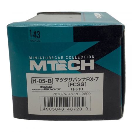 MTECH (エムテック) 1/43スケールミニカー マツダサバンナ RX-7 FC3S (レッド)