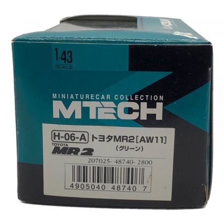 MTECH (エムテック) 1/43スケールミニカー トヨタ MR2 AW11(グリーン)