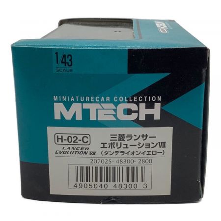MTECH (エムテック) 1/43スケールミニカー 三菱 ランサーエボリューション VII(ダンデライオンイエロー)
