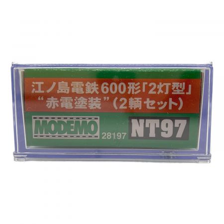 MODEMO (モデモ) Nゲージ 江ノ島電鉄600型「2灯型」赤電塗装 2輌セット 動作確認済み NT97