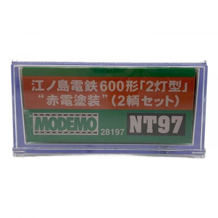 MODEMO (モデモ) Nゲージ 江ノ島電鉄600型「2灯型」赤電塗装 2輌セット 動作確認済み NT97