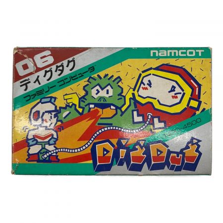 中古FCソフト】ディグダグ（DigDug）箱 説明書付き ナムコ NAMCOT