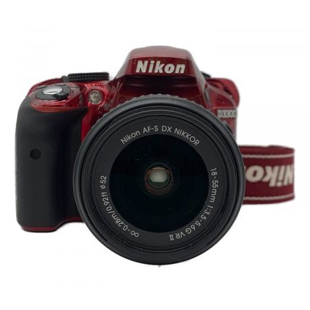 Nikon (ニコン) デジタル一眼レフカメラ ダブルズームキット(レンズ1個破損有) D3300 2416万画素 専用電池 SDXCカード対応 2104345