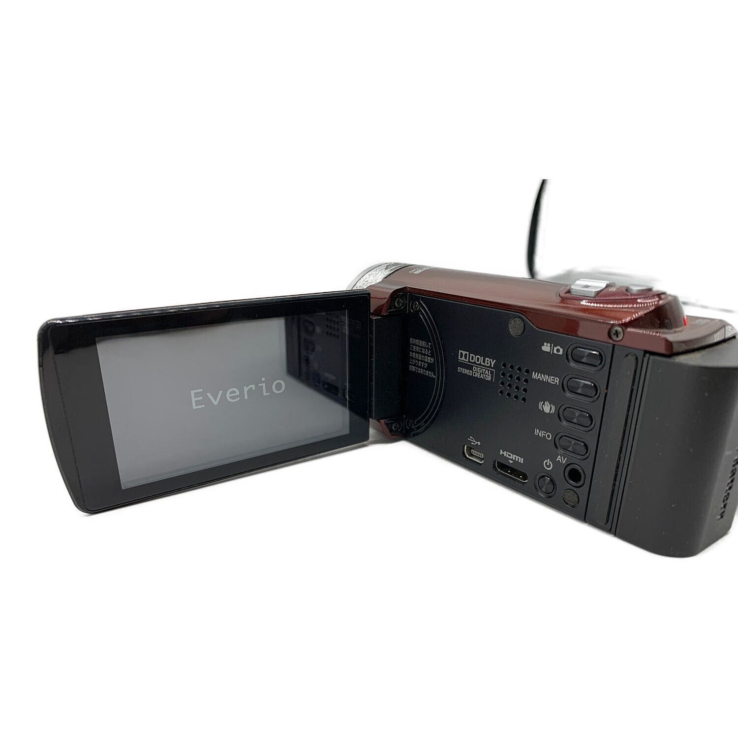 動作確認済 JVC Evelio GZ-E117 デジカメビデオカメラ - ビデオカメラ
