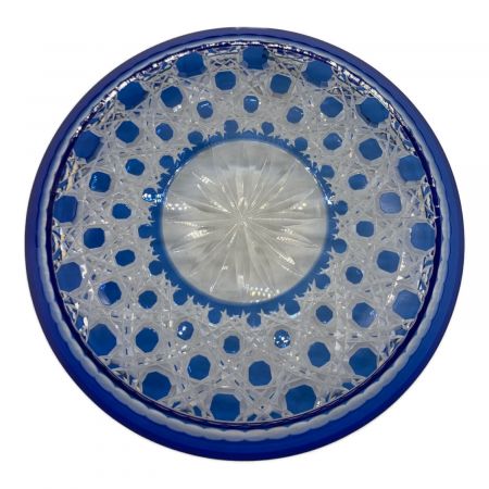 KAGAMI CRYSTAL (カガミクリスタル) ガラス食器 D302-1095CCB 江戸切子・八寸皿