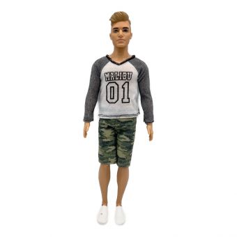 Mattel (マテル) バービー人形 FNH40 Barbie Ken Fashionistas Camo Comeback Doll ファッショニスタ ケン