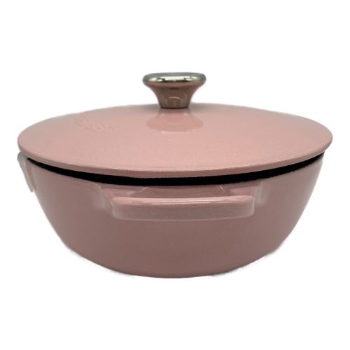 ル・クルーゼ 18cm マルミット シフォン ピンクLECREUSET - 鍋/フライパン