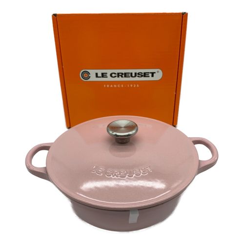 LE CREUSET (ルクルーゼ) マルミット SIZE 18cm シフォンピンク 69740 ...