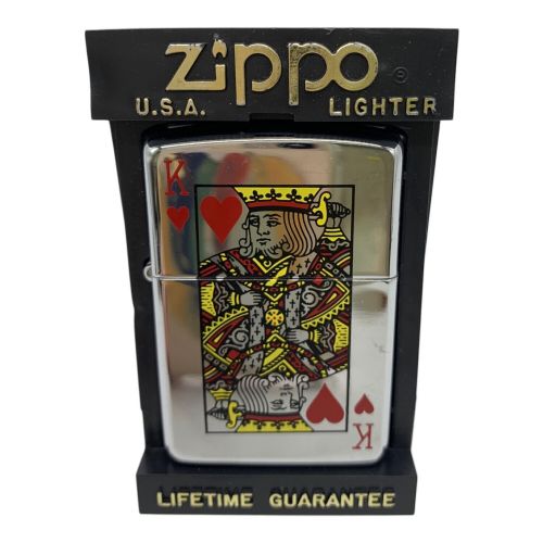 ZIPPO (ジッポ) ZIPPO 1996年5月USA製 トランプ・キング 箱・シール付