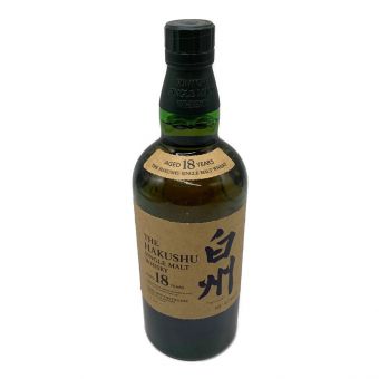 サントリー 白州 18年 700ml　未開封