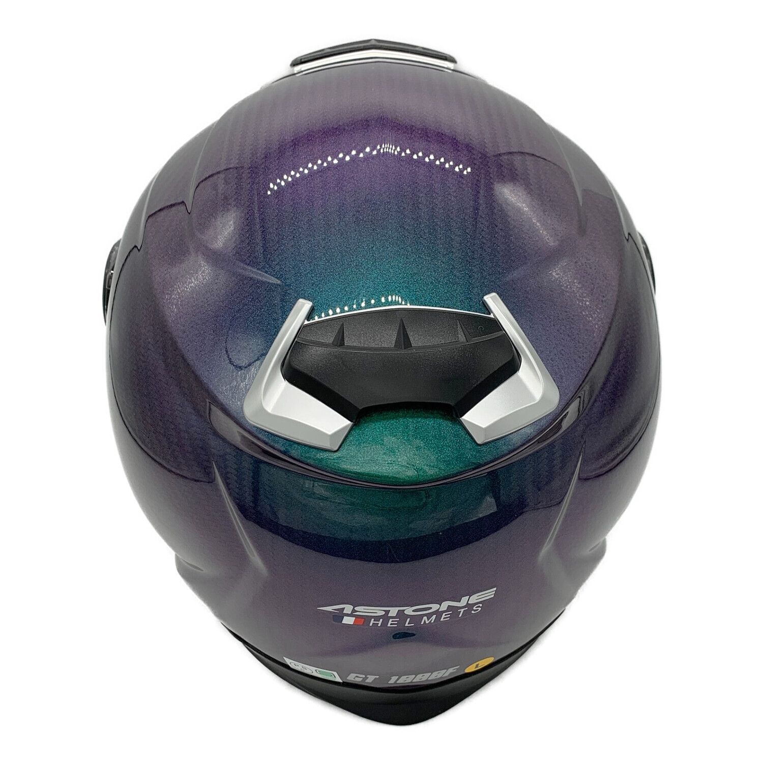 ASTONE バイク用カーボンヘルメット SIZE L(58cm-59cm) GT-1000F イリジウムカラー 2023年モデル  PSCマーク(バイク用ヘルメット)有｜トレファクONLINE