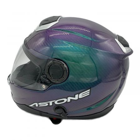 ASTONE バイク用カーボンヘルメット SIZE L(58cm-59cm) GT-1000F イリジウムカラー 2023年モデル PSCマーク(バイク用ヘルメット)有