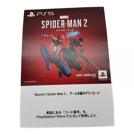 SONY (ソニー) 新型Playstation5 Ultra HD Blu-ray ディスクドライブ搭載版 MARVEL SPIDER-MAN2同梱版 CFI-2000A01 F4301FXL10570449 未使用品
