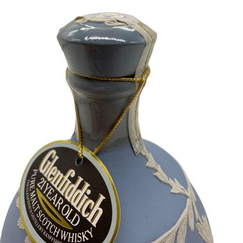 グレンフィディック (Glenfiddich) スコッチウィスキー 21 Year Old WEDGWOOD Centenary Decanter 700ml 21年 ウェッジウッド センテナリー デキャンタ 未開封