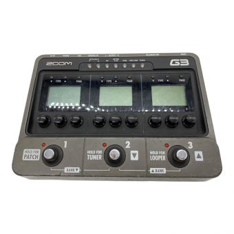ZOOM (ズーム) マルチエフェクター Ｇ3 通電確認のみ