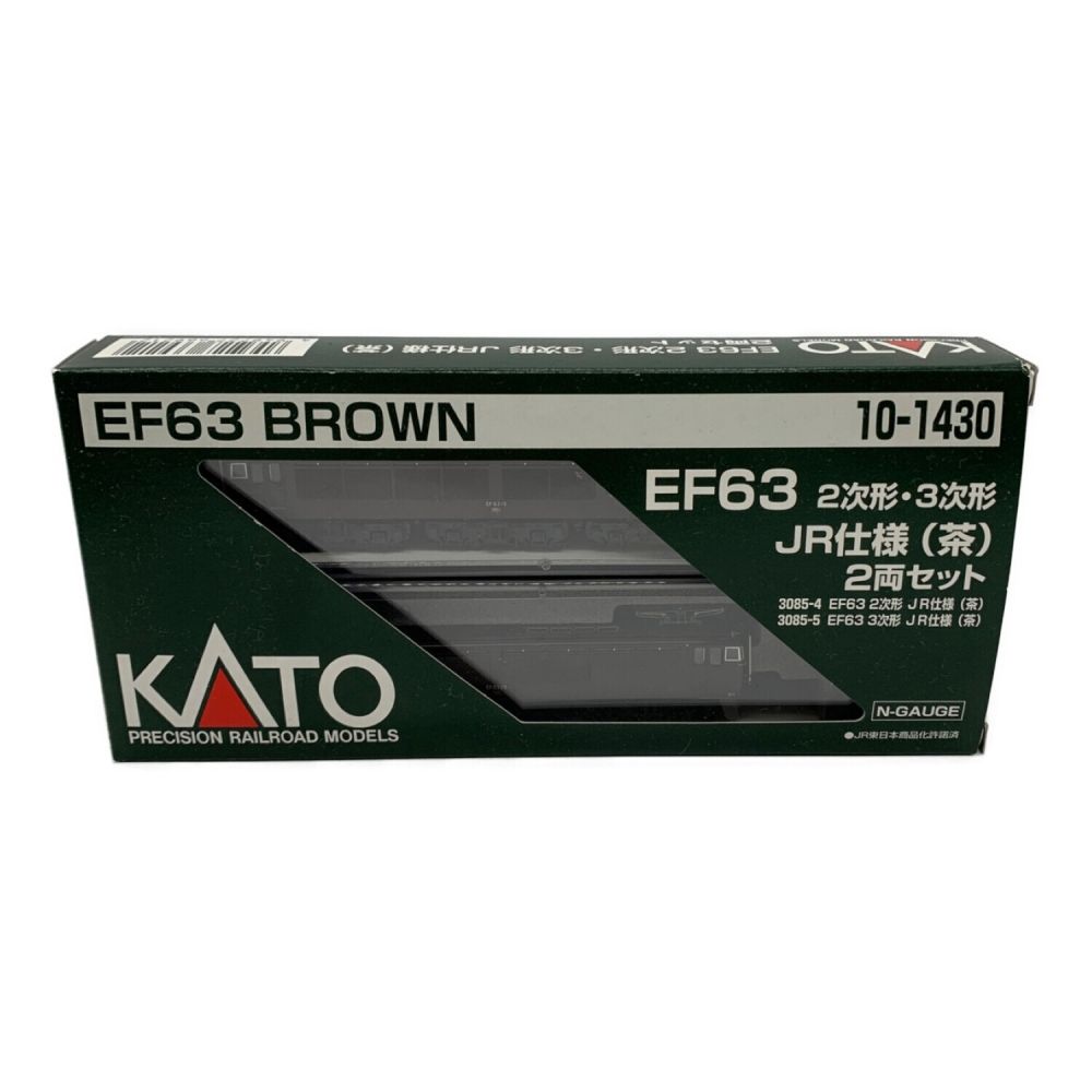 KATO (カトー) Nゲージ 連結部欠品有 EF63 2次形・3次形 JR仕様