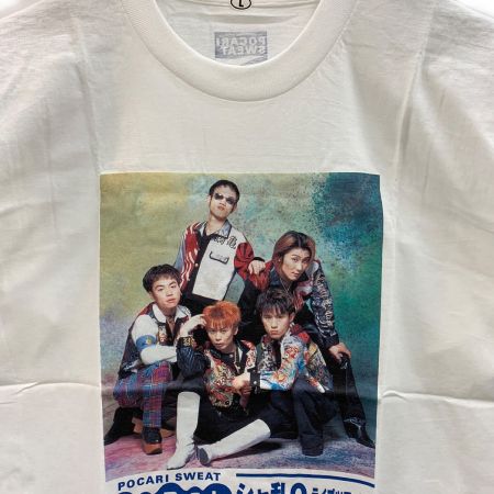 POCARI SWEAT (ポカリスウェット) Tシャツ ユニセックス SIZE L ホワイト シャ乱Qライブツアー 1996年