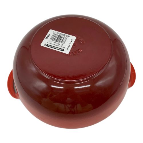 LE CREUSET (ルクルーゼ) 両手鍋 レッド 20142 バルチディッシュ 20㎝