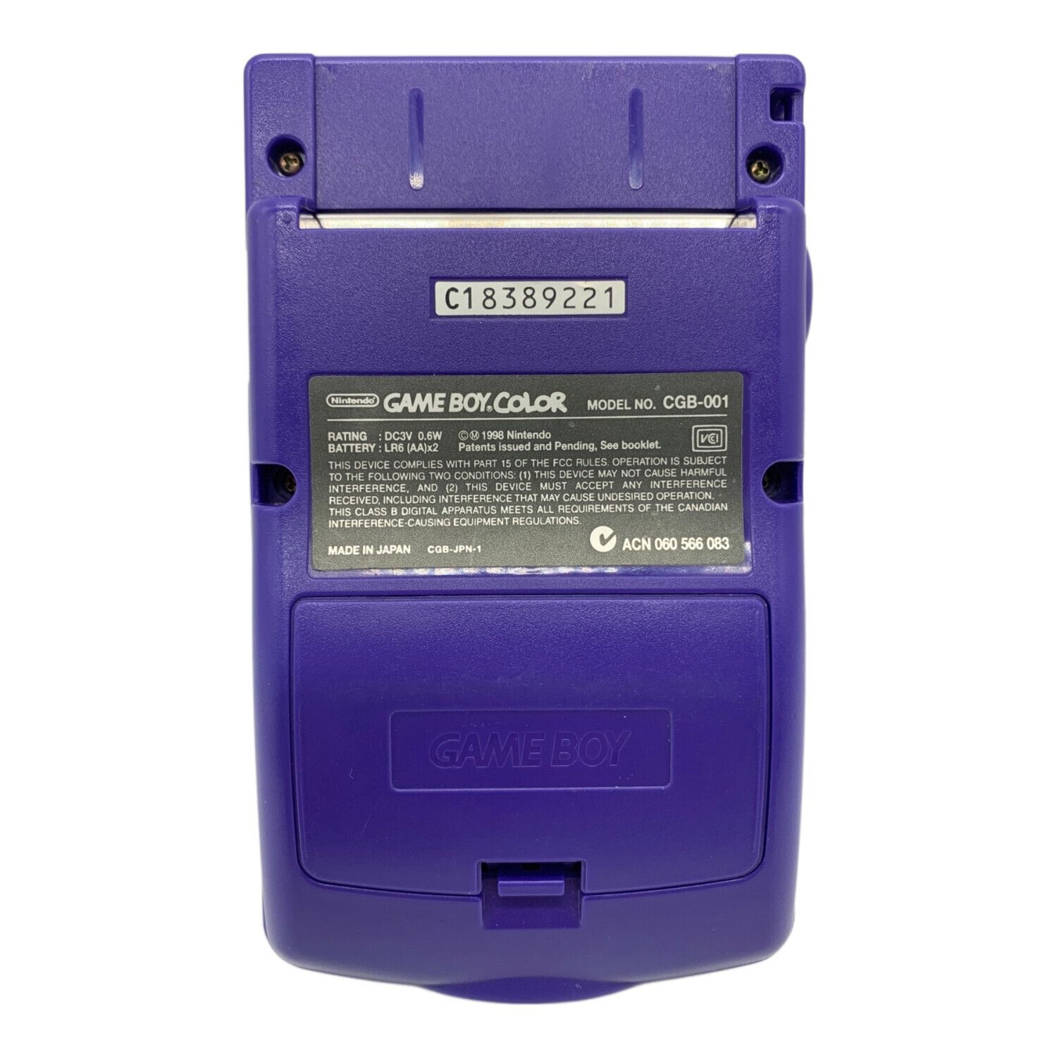 Nintendo (ニンテンドウ) GAMEBOY COLOR ブルー CGB-001 動作確認済み C18389221｜トレファクONLINE