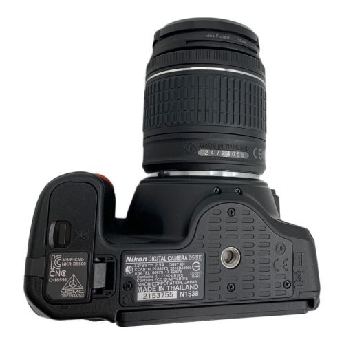Nikon (ニコン) デジタル一眼レフカメラ Bluetooth標準規格 Ver.4.1 D5600 18-55 VR kit 2416万画素 専用電池 SDXCカード対応 2153755