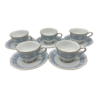 Noritake (ノリタケ) カップ&ソーサー レースウッドゴールド 5Pセット