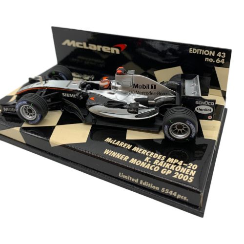 MCLAREN (マクラーレン) ミニカー 1/43 McLaren Mercedes MP4-20 WINNER MONACO GP 2005 Mobil 530054319