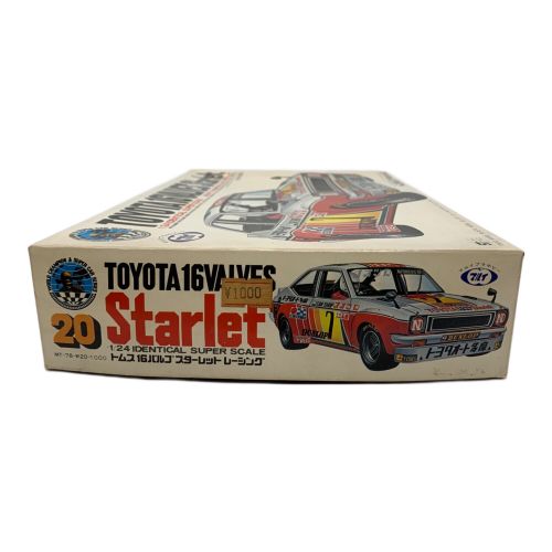 プラモデル 車 1/24 トムス 16バルブ スターレット レーシング