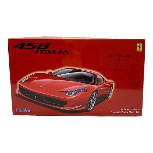 プラモデル 車 1/24 フェラーリ458DX エッチングパーツ付き