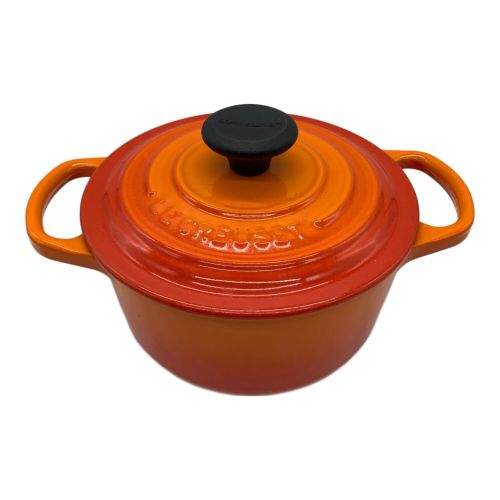 LE CREUSET (ルクルーゼ) 両手鍋 1.3L 16cm ココット・ロンド