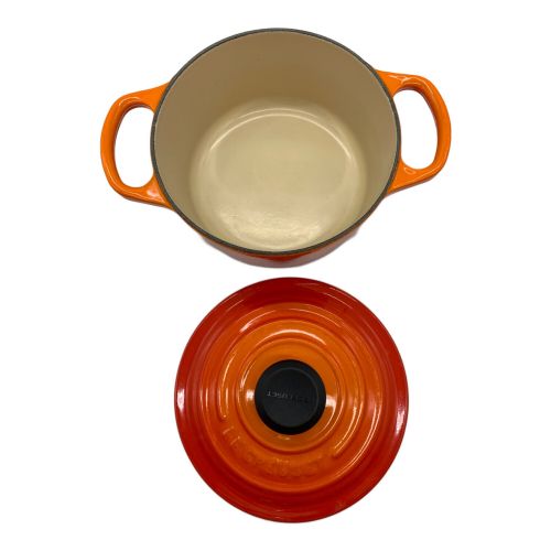 LE CREUSET (ルクルーゼ) 両手鍋 1.3L 16cm ココット・ロンド