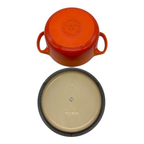 LE CREUSET (ルクルーゼ) 両手鍋 1.3L 16cm ココット・ロンド