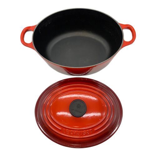 LE CREUSET (ルクルーゼ) 両手鍋 23cm 2.6L ココットオーバル