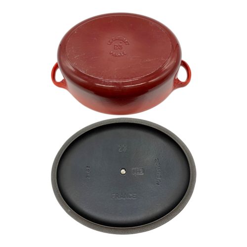 LE CREUSET (ルクルーゼ) 両手鍋 23cm 2.6L ココットオーバル