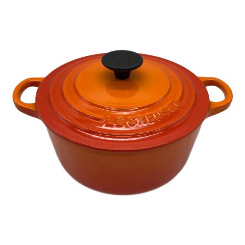 LE CREUSET (ルクルーゼ) 両手鍋 18cm 1.8L ココットロンド