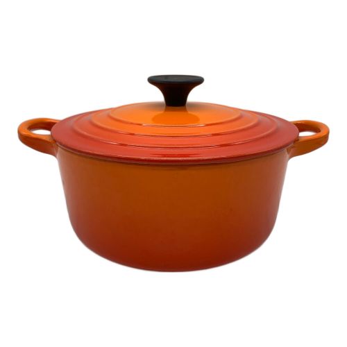 LE CREUSET (ルクルーゼ) 両手鍋 18cm 1.8L ココットロンド