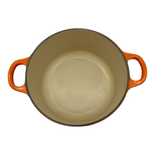 LE CREUSET (ルクルーゼ) 両手鍋 18cm 1.8L ココットロンド